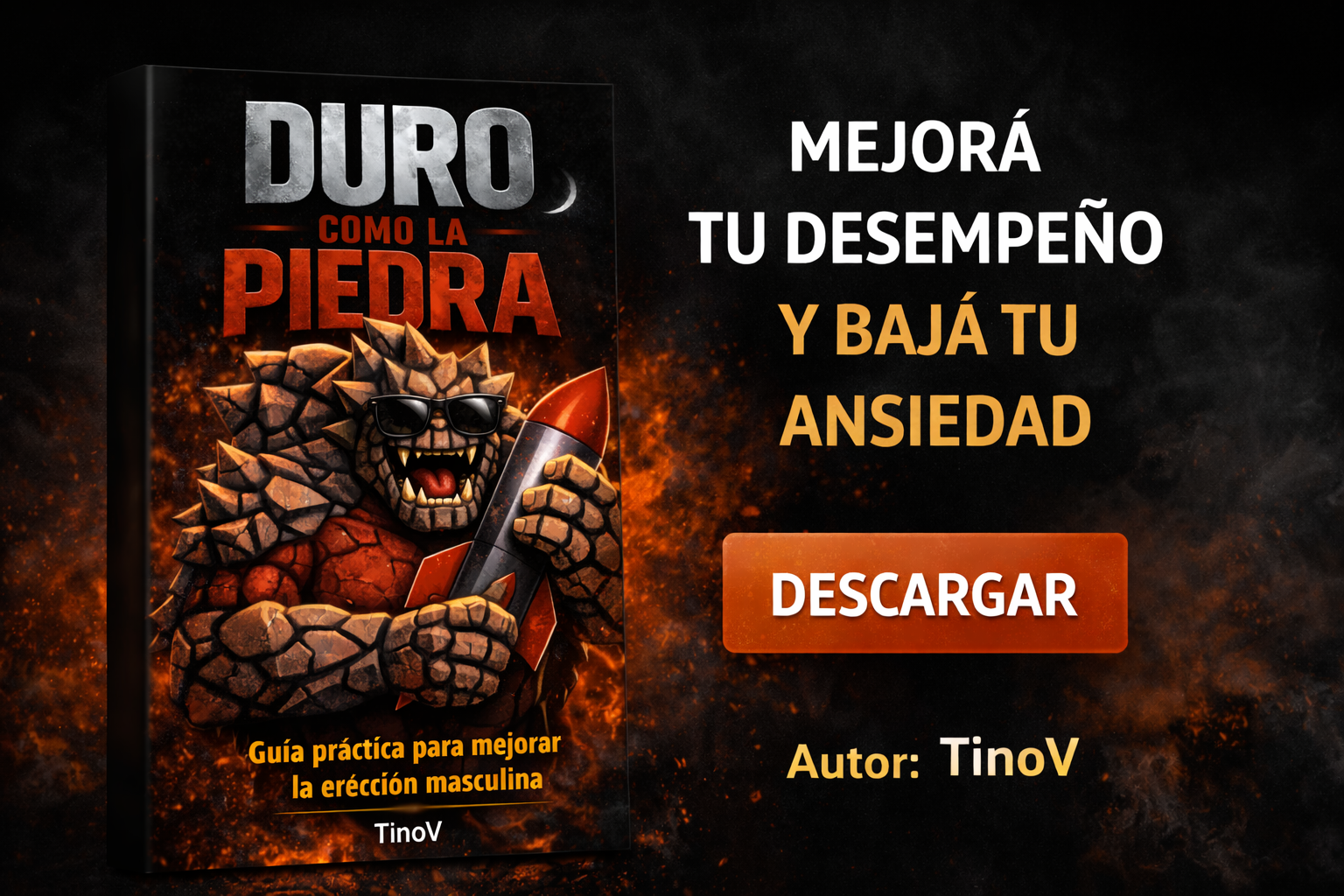 "Duro como la piedra" | E-Book práctico para mejorar la erección masculina